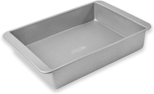 USA Pans Bakeware Lasagna and Roasting, Warp Resistant Nonstick Baking Pan, Made in The USA from Aluminized Steel, Deep