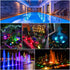 Submersible Led Lights Battery Operated Spot Lights with Remote Small Lamps Decorative Fish Bowl Light Remote Controlled Small Led Lights for Aquarium Vase Base Pond Wedding Halloween Party (4 Pack)