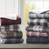 Woolrich Down Alternative Plaid Throw Premium Soft Cozy Spun for Bed, Couch or Sofa (50x70, Linden Tan)