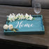 Elegant Designs, Blue Wash Home Decorative Wood Serving Tray w/Handles, 15.50" x 12"