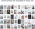Haus and Hues Aesthetic Photo Collage Kit - City Wall Collage Kit, Picture Collage Kit for Wall Aesthetic | Aesthetic New York Collage Kit, Aesthetic Picture Collage | 4" x 6" (City Set of 50)
