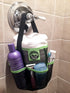 Camco Mesh Shower Caddy Organizer Tote with Pockets and Carry Handle, Dries Quick, Perfect for Dorms, Gym, Camping, the Beach and Travel, Organize Bathroom Toiletries and Products- Black (51997)
