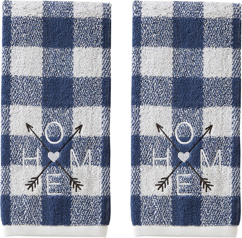 SKL Home by Saturday Knight Ltd. Direction Home Hand Towel (2-Pack), Blue
