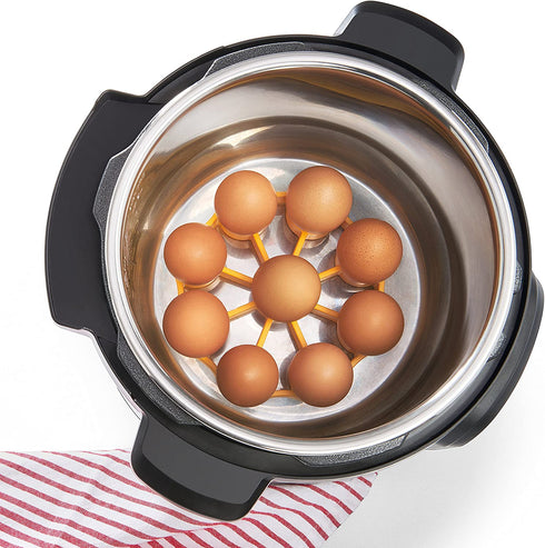 OXO Good Grips Silicone Egg Rack,Yellow,One Size