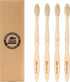 SeaTurtle Plant-Based Bristles Bamboo Toothbrush - Pack of 4 - Soft Natural Bristle for Sensitive Gums - Recyclable Biodegradable Zero Waste Eco-Friendly Sustainable Products
