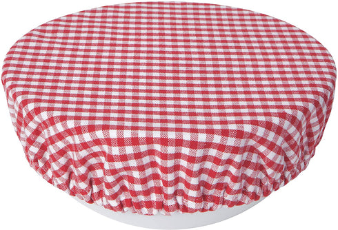 Now Designs Reusable Bowl Cover to Reduce Waste, Gingham - Large & Medium | Set of 2