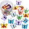 DIYASY Decorative Butterfly Thumbtacks,30 Pcs 3D Push Pins for Bulletin Board Photo Frame, Photo Wall, Cork Board.