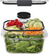 Rubbermaid Brilliance Food Storage Container, Salad and Snack Lunch Combo Kit, Clear, 9 Piece Set 1997843