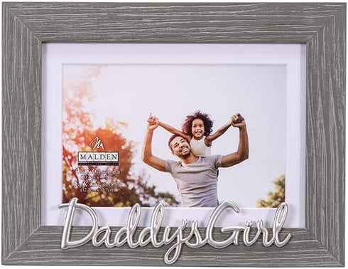 Malden International Designs 3354-46 Picture Frame, 8.5? (W) x 6.5? (H) x .75? (D), Gray, 2 Pieces
