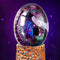 Dragon Egg Ornament, Crystal Transparent Resin Dragon Statue Egg, Exquisite Dragon Egg with Circular Base for Living Room, Bedroom, Office Outdoor Indoor Decoration (Chic Style)