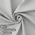 Cotton Blend Shower Curtain Honeycomb Waffle Weave, Grey Fabric Shower Curtains for Bathroom with Hotel Grade & Spa Style, Machine Washable - Lake Wanaka Gray, 72x72