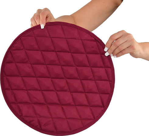 HOME-X 7-Piece Placemat Set for Round Table, Kitchen Home Decor, Dinnerware Accessories