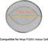 Splatter Shield for Ninja FG551 Foodi,Accessories for Ninja Foodi Smart XL 6-in-1 Indoor Grill,Stainless Steel Splatter Screen for Ninja FG551 Foodi,Dishwasher safe