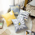 Emvency Set of 4 Throw Pillow Covers You are My Sunshine Yellow Gray with Words Decorative Pillow Cases Home Decor Square 16x16 Inches Pillowcases