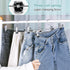 IEOKE Pant Hangers, 20 Pack Skirt Hangers with Clips Metal Trouser Clip Hangers for Heavy Duty Ultra Thin Space Saving