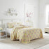 Laura Ashley Home | Melany Collection | Premium Quality Pillow Sham, Decorative Pillow Case for Bedroom Living Room and Home Décor, Standard, Yellow