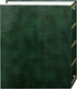 Magnetic Self-Stick 3-Ring Photo Album 100 Pages (50 Sheets), Hunter Green