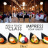 DLux 100 4-in Tear Drop Mini Appetizer Plates with Forks,Reusable Black Plastic Spoons - Desserts and Appetizers Dishes Serving Plate - Asian Spoon Set, Small Catering Dessert Tasting Cups