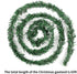 COCOBOO 65 Feet Christmas Garland Decorations Soft Green Garland for Christmas Party Home Wedding