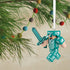 Hallmark Minecraft Steve in Diamond Armor Christmas Ornament