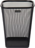 Mind Reader 2SQUAGA-BLK 2-Piece Garbage Waste Basket Recycling Bin Set, Square Metal Mesh, Black