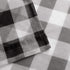 Hiasan Buffalo Plaid Sheer Curtains - Light Filtering Voile Checkered Curtains for Living Room and Bedroom, 52 X 84 Inches Long, Set of 2 Window Curtain Panels, Black and White