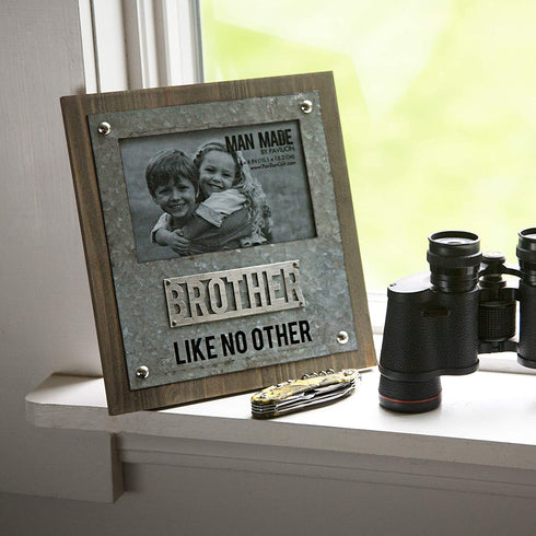Pavilion - Brother Like No Other - Wood and Metal 4x6 Picture Frame