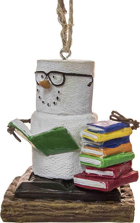 Midwest-CBK S'Mores Book Lovers Book Nerd Christmas/Everyday Ornament Decoration