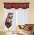 Violet Linen Decorative Christmas Tapestry Cushion Cover, 18" x 18", Santa Claus Design