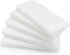 Cleaning Scrubbing Pads 5 Pack, Large Non Abrasive White 10 inch by 4 1/2 Inch Multi Purpose Glass Shower Scouring Sponges, Fits Universal Holders