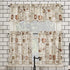 No. 918 Bristol Coffee Shop Semi-Sheer Rod Pocket Kitchen Curtain Valance, 54 in x 14, Ivory Off-White