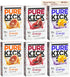 Pure Kick Energy Drink Mix Packets With Caffeine - Variety Pack | 3 Flavors - 2 Boxes Each | Mango Acai, Blood Orange, Black Cherry Pomegranate | Bundled with Ballard Hard Candy Recipe Card