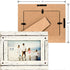 PRINZ Homestead 4-Inch by 6-Inch Distressed Plank Picture Frame, White
