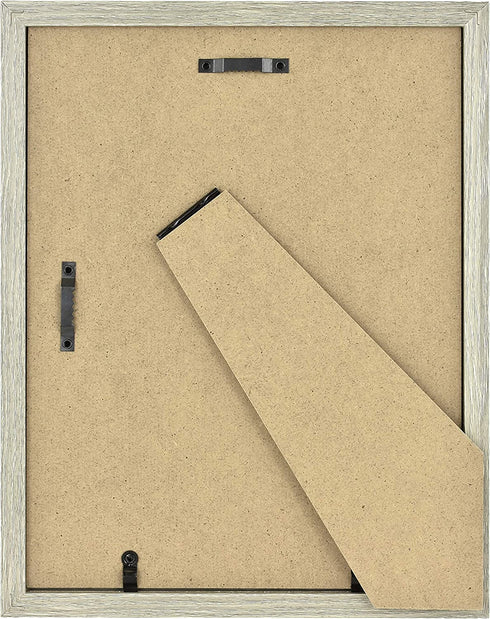 MCS Gallery Essential Frame, Gray Woodgrain, 8.5 x 11 in, 2 pk