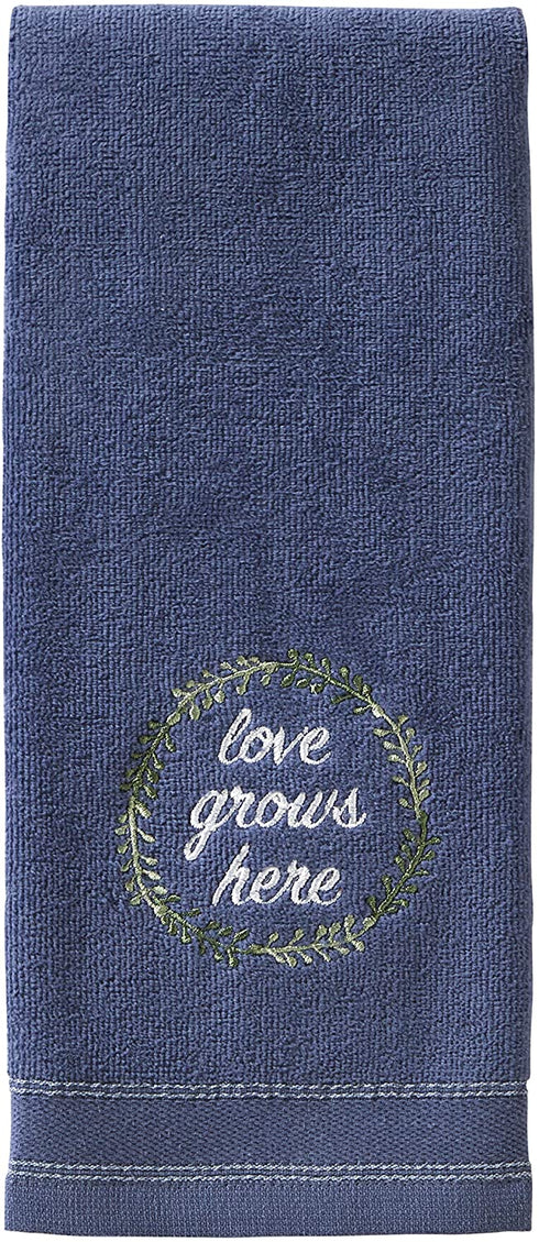 SKL Home by Saturday Knight Ltd. Love Grows Here Hand Towel Set, White
