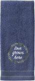 SKL Home by Saturday Knight Ltd. Love Grows Here Hand Towel Set, White