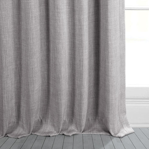 HPD Half Price Drapes BOCH-LN185-P Faux Linen Room Darkening Curtain (1 Panel) 50 X 84, BOCH-LN1858-84, Clay