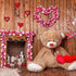 Fovths 32.8 Feet Valentines Tinsel Garland Metallic Tinsel Twist Garland with Red String Lights Valentines Tree Hanging Garland Decoration for Valentine Indoor Outdoor Decorations (Red, Pink, White)