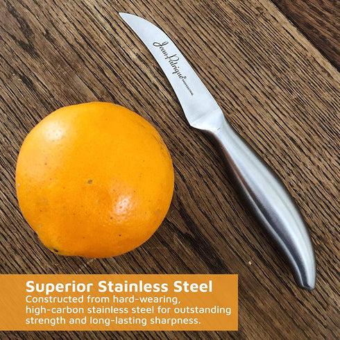 Curved Peeling Knife, Bird Beak Paring Knife, Small Kitchen Paring Knife for Peeling Fruit and Vegetables - Chopaholic by Jean Patrique