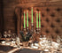 12 Pack Tall Taper Candles - 10 Inch Lime Dripless, Unscented Dinner Candle - Paraffin Wax with Cotton Wicks - 8 Hour Burn Time
