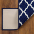 Ottomanson Glamour Collection Non-slip Trellis Design Stair Treads, 9" x 26", Navy, 7 Pack