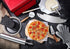 New Star Foodservice 50875 Pizza Pan/Tray, Wide Rim, Aluminum, 10 Inch, Pack of 6