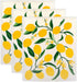 DII Swedish Dishcloth Set Cleaning Collection, 7.75 x 6.75, Lemons, 3 Piece