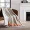 Eddie Bauer Home | Brushed Collection | Giftable Sherpa Fleece Reversible Throw, Ultra Soft & Cozy, Perfect for Bed or Couch, Fair Isle Khaki