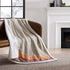 Eddie Bauer Home | Brushed Collection | Giftable Sherpa Fleece Reversible Throw, Ultra Soft & Cozy, Perfect for Bed or Couch, Fair Isle Khaki