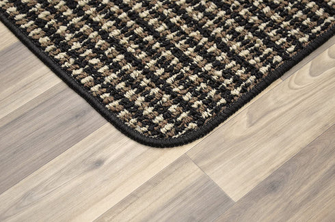 Garland Rug Berber Coloriations 24" x 40", Black