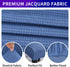 Howhic Stretch Chair Covers for Dining Room Set of 4, Removable Washable Dining Room Chair Covers, Dining Chair Slipcovers Seat Protector, Great for Home and Banquet Decor (Periwinkle Blue, 4 Pack)