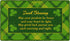 Brumlow Mills Irish Blessing St. Patricks's Day Lucky Shamrock Washable Festive Print Indoor/Outdoor Rug for Living or Bedroom Carpet, Dining Area, Kitchen or Front Door Mat, 20" x 34"