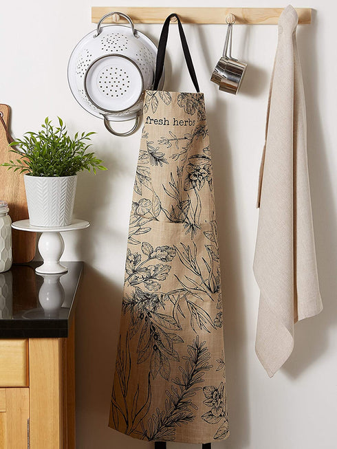DII Fresh Herbs Collection Apron, Large