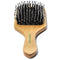 GranNaturals Boar + Nylon Bristle Paddle Hair Brush - Large Natural Flat Square Wooden Hairbrush for Thick, Wavy, Straight, Long or Short Hair - Women and Men